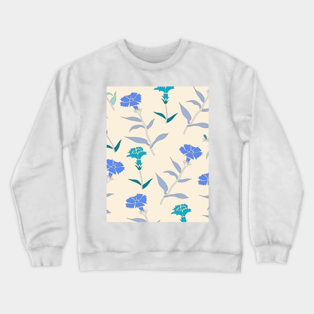 Flower Market London Crewneck Sweatshirt by MinDigitalArts